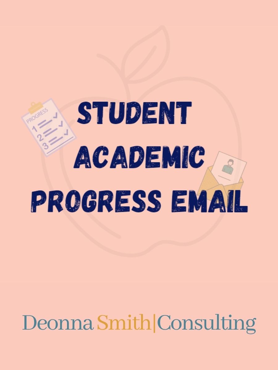 Academic Progress Email Template thumbnail